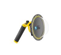 Dpofirs Objectif Dôme sous-Marin, Boîtier étanche avec Bouton D'obturation Ergonomique et Couvercle D'objectif Hémisphérique pour Caméra d'action, Plongée et Surf