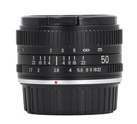 Dpofirs Objectif Plein Format 50 Mm F1.7 à Grande Ouverture pour Numérique, Imagerie Haut de Gamme pour de Superbes Portraits, Compact et Portable