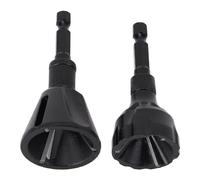 Dpofirs Outil D'élimination des Bavures Outil de Chanfrein D'ébavurage à Tige Hexagonale à 3 Cannelures en Acier au Tungstène de Précision 3-20 Mm 5-25 Mm pour Boulons, Vis, Aluminium, Plastique