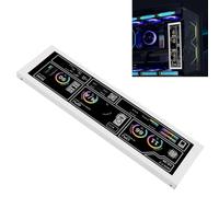 Dpofirs Panneau D'affichage de la Température du PC, Moniteur de Température de L'ordinateur 8,8 Pouces 1920 X 480, Grand Angle de Vue, écran Secondaire Universel de Données CPU GPU pour (Black)