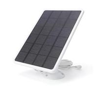 Dpofirs Panneau Solaire pour Caméra Nest, Chargeur D'énergie Solaire amélioré 10W pour Caméra Nest Intérieure et Extérieure (Version batterie), étanche (1PC)