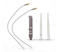 Dpofirs Paquet de 2 Antennes WiFi 4 DBi, Antenne SMA à Gain élevé pour Carte sans Fil de Routeur PC, Réglable à 360 °