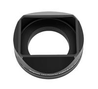 Dpofirs Pare-Soleil pour X100VI, Conception Carrée en Alliage D'aluminium | Adaptateur magnétique pour un changement facile de filtre, Finition antireflet, Large compatibilité avec les objectifs 39MM