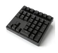 Dpofirs Pavé Numérique Mécanique Filaire, pavé Numérique 34 Touches avec Rétroéclairage RVB et Touches de Commutation Bleues pour Claviers Compacts D'ordinateur Portable (Black)