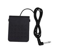 Dpofirs Pédale de Sustain, Pédale de Clavier Antidérapante Universelle, Interface 6,35 Mm, for Piano Numérique Contrôleur MIDI Synthétiseur