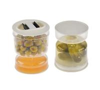 Dpofirs Pickle Jar - Sablier avec couvercle - Pour cornichons - Avec séparateur de jus - Conteneur de stockage alimentaire