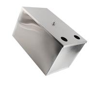 Dpofirs Piège à Graisse Commercial en Acier Inoxydable, Meilleure Filtration pour Cuisine, Restaurant, Entrée Supérieure, Intercepteur de Graisse pour L'industrie Chimique 19,69 X 11,81 X 11,61 Pouces