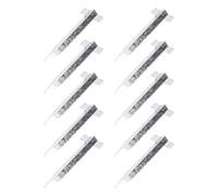 Dpofirs Piles de Sommeil, Installation Simple en Métal Small 10 -Pack -Pack-Iron Rail Coulers Classes de Performances élevées pour Les Lits de Jardinières