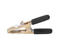 Dpofirs Pince à Souder Résistante à la Corrosion pour Fil de Terre en Laiton 260 A pour Soudage à L'arc Sous Protection Gazeuse et à L'argon, Ouverture de 4,1 Cm, pour Chantiers Navals et Structures