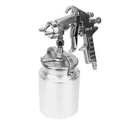 Dpofirs Pistolet à Peinture, Pulvérisateur Pneumatique à Main PQ-2, Buse de 2,0 Mm, Type d'aspiration avec Tasse 1000 CC, pour Peinture Automobile et Domestique