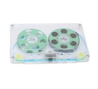 Dpofirs Plan, Bande de Cassette Vide, Transparent Bas Bruyant Multiples et Cassettes Vides Sont Pratiques pour Enregistrer de la Musique (GREEN)