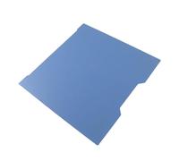 Dpofirs Plaque de Construction Flexible, Haute Adhérence, à Froid, Lit D' Double Face pour Imprimante 3D H2D, 13,98x13,58 Pouces, Bleu