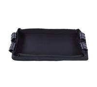 Dpofirs Plateau de Collation Universel pour Poussette, Support de Verre de Collation pour Chariot de bébé en Tissu Oxford avec Base Antidérapante pour Poussette W1 W2 (L)