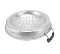 Dpofirs Poêle à Barbecue Thaïlandaise 2 en 1 Antiadhésive avec Répartition Uniforme de la Chaleur pour la Cuisine en Intérieur et en Extérieur (35cm/13,78 pouces Couleur d'origine)