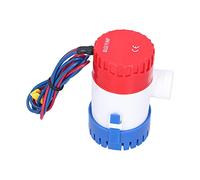Dpofirs Pompe de Cale, Pompe Submersible Semi-automatique DC, Arbre en Acier Inoxydable, Boîtier ABS avec Filtre de Verrouillage à Ressort pour le Drainage du Bateau, Décharge du Navire (DC12V 750GPH)