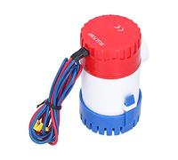 Dpofirs Pompe de Cale, Pompe Submersible Semi-automatique DC, Arbre en Acier Inoxydable, Boîtier ABS avec Filtre de Verrouillage à Ressort pour le Drainage du Bateau, Décharge du Navire (DC24V 500GPH)