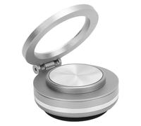 Dpofirs Porte-téléphonie de Voiture Magnétique Magnétique à 360 ° à 360 °, Support de Téléphone à Vide à Vide Super Stable Portable, Le Plus Fort pour la Douche (Silver)