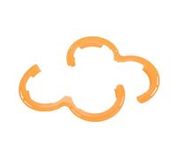 Dpofirs Protecteur de Pare-Chocs D'hélice pour Avata 2, Accessoires en TPU Absorbant Les Chocs, pour la Protection des Drones, Conception Légère pour Les Pilotes (Orange)