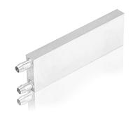 Dpofirs Refroidissement par Eau de Radiateur de Processeur en Aluminium, Dissipateur de Chaleur Liquide à Plaque d'eau Froide, Tête Endothermique de Radiateur de Radiateur Graphique de Processeur