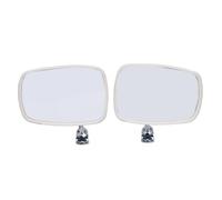 Dpofirs Rétroviseur Latéral Conducteur et Passager, Ensemble de Rétroviseurs Gauche Droit de Remplacement pour Voitures Classiques, avec Réglage Manuel, pour 104 202 203 304 402 403 404 504 Simca 1000