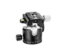 Dpofirs Rotule Panoramique de 46 Mm avec Plaque à Dégagement Rapide et Triple Verrouillage, Charge de 12 Kg, Rotation à 360 ° pour Appareil Photo Reflex Numérique Trépied Monopode