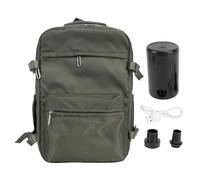 Dpofirs Sac à Dos à Vide, Sac à Dos de Compression de Joint à Vide 27L, avec Pompe à Vide électrique, épreuve de L'eau, Sac à Dos pour Ordinateur Portable de 15,6 Pouces, pour les (GREEN)