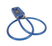 Dpofirs Serrure D'Alarme Intelligente sans clé pour Moto, Protection contre le Vol et sécurité, avec Alarme de Volume Fort et Alerte de Faible Puissance, Adaptée aux Fournitures de Cyclisme (BLUE)