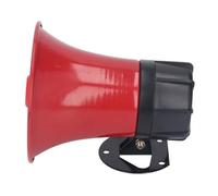 Dpofirs Sirène de sécurité D'alarme ABS Industrielle, Klaxon d'urgence 120dB 30W pour Port Extérieur, Conception Fiable, pour Chantiers de Construction de Supermarchés (AC220V)