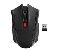 Dpofirs Souris Optique Universelle USB pour Ordinateurs, Souris sans Fil DPI Réglable à 3 Niveaux 1000/1200 / 1600DPI avec Récepteur USB pour Bureau, Souris de Conception Ergonomique pour PC (Noir)