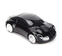 Dpofirs Souris sans Fil 2,4 GHz en Forme de Voiture Souris Optiques sans Fil Ergonomiques avec Récepteur USB Mause pour Ordinateurs Portables de Bureau PC(Le Noir)