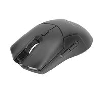 Dpofirs Souris sans Fil avec Triple Mode, 1000 à 4000 DPI, Clic Silencieux, Souris de Bureau Ergonomique, Volume Réglable pour la Maison, L'école, Les Voyages, Parfaite pour Une (Black)