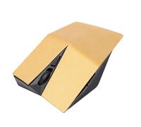 Dpofirs Souris sans Fil, Souris Ergonomique Silencieuse 2,4 G pour Ordinateur et Ordinateur Portable avec Réglable 800 1200 DPI, Portée 10 M et Récepteur USB, pour Portable (Gold)