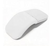 Dpofirs Souris Tactile BT Arc, Souris Optique sans Fil Pliable Ultra Fine avec Bande Tactile pour Ordinateurs Portables et Tablettes (Gray)
