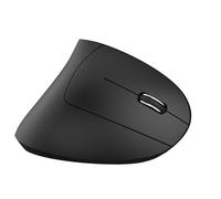 Dpofirs Souris Verticale Ergonomique, 2,4 G Souris Optique Bluetooth sans Fil jusqu'à 2400 Dpi Réglables, Souris D'ordinateur Clics Silencieux avec Récepteur pour PC de Bureau (Black)