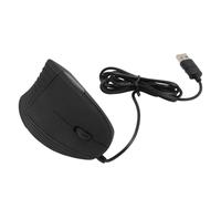 Dpofirs Souris Verticale Filaire Haut de Gamme pour Droitier avec DPI Réglable, Adaptée aux Utilisateurs de PC et D'ordinateurs Portables, Souris en Matériau ABS Noir Durable