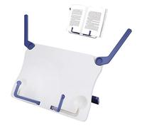 Dpofirs Support de Livre Portable, Support de Lecture Réglable pour Partitions, Livres de Cuisine, Recettes, de Téléphone Pliable pour Tablette avec Réglage de l'angle de 60 Degrés, pour