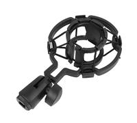 Dpofirs Support de Microphone Anti-choc, Robuste et Résistant aux Chocs, Support de Micro Anti-vibration pour Salle D'Enregistrement, Matériau ABS, pour Enregistrement Professionnel et Utilisation