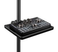 Dpofirs Support de Microphone Plateau de Carte Son, Plateau de Support de Microphone Universel, Pince sur Étagère Utilitaire pour Cerf, pour la Diffusion en Direct