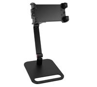 Dpofirs Support de Moniteur Portable, Support Rotatif Réglable pour Bureau et Tablettes, Pivotant à 360 Degrés en Alliage D'aluminium 17.3" (Clip de Panneau)