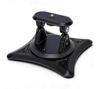 Dpofirs Support de Plafond pour Projecteur, Support de Projecteur Mural au Plafond avec Angle Réglable et Filetage 1/4", Rotation à 360 Degrés pour Salle de Classe Home Cinéma