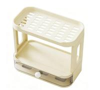 Dpofirs Support de Rangement pour Tasses de Bureau, Organisateur de Tasses à Plusieurs Niveaux avec Drainage à Séchage Rapide pour à thé, à café, Verres à Vin et Biberons (Jaune crémeux)