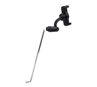 Dpofirs Support de Téléphone pour Saxophone Alto, Support de Téléphone pour Saxophone Alto avec Interface Carrée de 4 X 4 Mm et Ouverture Maximale de 9 Cm pour la Pratique de la Performance et