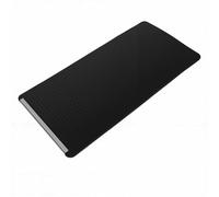 Dpofirs Support de Téléphone, Support de Téléphone de Bureau Pliable avec Noyau en Alliage d'aluminium intégré, Portable Pliable en Silicone Antidérapant, pour Smartphones, Tablettes, Petits (Black)