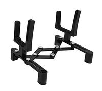 Dpofirs Support Pliant pour Violon, Support d'affichage Pliable pour Violon avec Protection du Bras en éponge pour ukulélé 4/4 (BLACK)