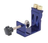 Dpofirs Système de Gabarit de Trou de Cheville Réglable avec Outil D'angle de Joint pour des Trous de Travail du Bois Précis, Idéal pour une Utilisation en Décoration de Menuiserie, 20 X Bouchons