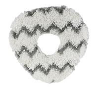 Dpofirs Tampons de Vadrouille pour Aspirateur Robot, Chiffons de Vadrouille en Microfibre Lavables et Réutilisables avec Un Trou Triangulaire en Forme de Cœur pour Aspirateur Robot J1 J2 (Rayé 10PCS)