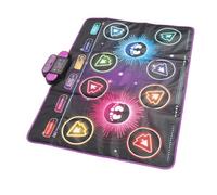 Dpofirs Tapis de Danse électronique, Tapis de Danse Musical Interactif à Deux Joueurs avec Modes de Jeu Difficiles pour Le Plaisir des Enfants à la Maison
