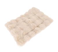 Dpofirs Tapis de Lit pour Animaux de Compagnie, Super Doux et Confortable, pour Garder la Chaleur, Niche en Peluche pour Chiens et Chats, Peluche à Bulles (S)