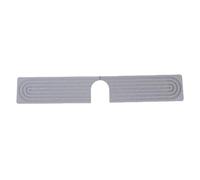 Dpofirs Tapis de Robinet à Séchage Rapide avec Pieds Surélevés, Plateau Absorbant L'eau pour Cuisine, Salle de Bain, Protecteur de Comptoir Antidérapant pour Salles Blanches (gris foncé)