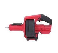 Dpofirs Tarière de Vidange électrique sans Fil, Outil D'épilation électrique Flexible pour égouts, Salle de Bains, Tuyau de 3/4 à 2 Pouces, Combinaison en Matériau ABS pour un Usage Domestique (rouge)